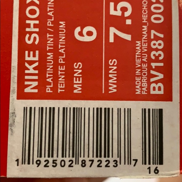 NIKE SHOX R4 NEYMAR JR SNEAKERS - Picture 10 of 10